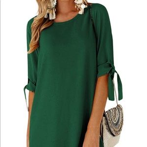 Womens dress teal color XL